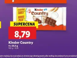 Gdzie kupić Kinder Country? Sklepy, online, promocje kup taniej!