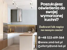 Nowoczesna kuchnia z wyspą i okapem. Szukasz oświetlenia kuchni inspiracje? Zadzwoń lub napisz!