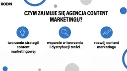 Agencja content marketingu tworzy strategie, wspiera tworzenie i dystrybucję treści oraz rozwija marketing.