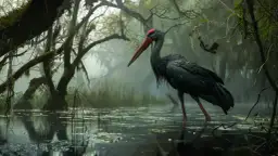 Bocian czarny - rzadki gatunek, którego warto poznać bliżej