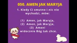Amen jak Maryja - odkryj głębię wiary i posłuszeństwa w piosence