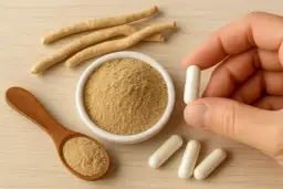 Ashwagandha: Dawkowanie, pory, przeciwwskazania. Czy wiesz, jak ją brać?