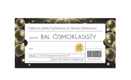 Idealne zaproszenie na komers ósmoklasisty? Gotowe wzory!