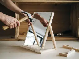 Jak zrobić stojak na lustro DIY? Oszczędź i stwórz idealny!