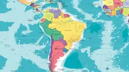 Mapa Ameryki Południowej: Geografia kontynentu.
