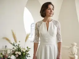 Ślub cywilny po 40.: Kreacja, która podkreśli Twoją elegancję