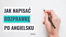 Jak napisać rozprawkę po angielsku? Dłoń z ołówkiem gotowa do pisania.