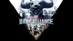 Czterech bohaterów Dungeons & Dragons Dark Alliance walczy z potężnym gigantem.