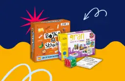 Gry planszowe "Bojka na słówka" i "El gran juego de los verbos" to świetny pomysł na prezent co dla 13 latka pod choinkę.