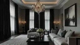 Czarny karnisz aranżacje - jak wykorzystać czarny karnisz w aranżacji wnętrz?