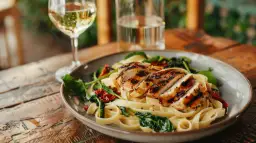 Makaron tagliatelle z kurczakiem i szpinakiem: Pyszny przepis