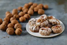 Przepis na łatwe ciasteczka z mielonych orzechów