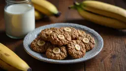 Ciasteczka owsiane z bananem: Zdrowy przepis na fit słodycze