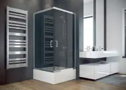 Idealne rozwiązanie na poddasze kabina prysznicowa niska