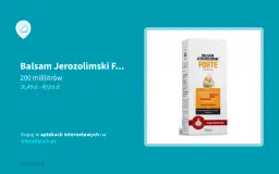 Gdzie kupić balsam jerozolimski? Sprawdź najlepsze oferty i ceny