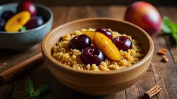 Kasza jaglana ze śliwkami: Smaczne i zdrowe połączenie na słodki deser