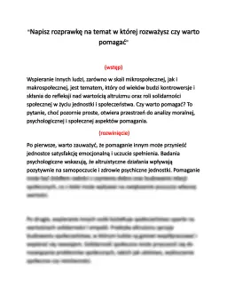 Czy warto pomagać innym? Przykłady z literatury, które zmieniają perspektywę