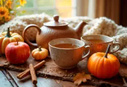 5 najlepszych przepisów na rozgrzewające herbaty jesienne na chłodne dni