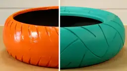 Con qué pintar neumáticos para jardín: opciones duraderas y efectivas