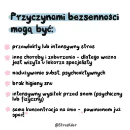 Przyczyny bezsenności: poznaj najczęstsze powody braku snu