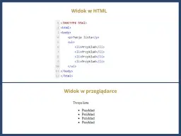 HTML: Listy numerowane i nienumerowane - jak stworzyć w prosty sposób?