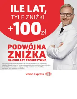 Vision Express ile lat tyle procent zniżki? Sprawdź aktualne rabaty!
