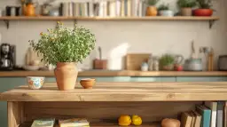 Wyspa kuchenna drewniana – Wybór, aranżacja i korzyści z użycia drewna w kuchni