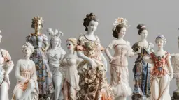 Seria Feston Ćmielów: odkryj urok porcelanowych figur feston