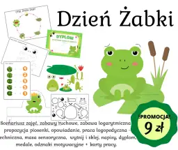 Kompletny scenariusz zajęć na dzień żaby - pomysły i zabawy dla przedszkola
