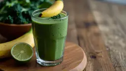 Przepis na zdrowe smoothie z jarmużu i szpinaku