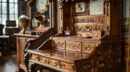 Sekretarzyk antyk: wartość, historia i stylowe detale mebli