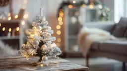 Mała ubrana choinka: Jak stworzyć świąteczną dekorację w małym wnętrzu?