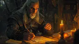 Geralt z Rivii - odc. 7 krzyżówki wiedźmińskiej. Rozwiąż i sprawdź