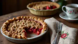 Kruche ciasto z rabarbarem i truskawkami – przepis na sezonowy deser