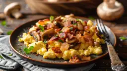 Jajecznica na boczku - ile kalorii ma popularne śniadanie?