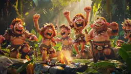 "Krudowie 2" - recenzja animowanej komedii o jaskiniowcach