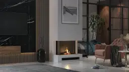 Na jakiej wysokości kominek zapewnia wygodę i estetykę w pomieszczeniu?