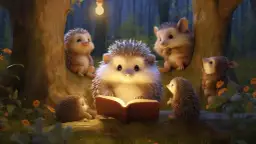 Wiersz o jeżu dla przedszkolaków - Wierszyk o jeżyku i jeżu