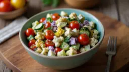 Sałatka z kalafiora fit - idealna na dietę i zdrowe odżywianie