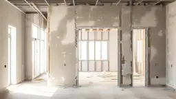 Ścianka dzialowa z plyt gipsowo kartonowych - wady i zalety