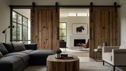 Drzwi przesuwne rustykalne: Jak ocieplić nowoczesne wnętrze?