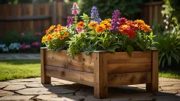 Drewniana donica ogrodowa: Naturalne piękno w Twoim ogrodzie