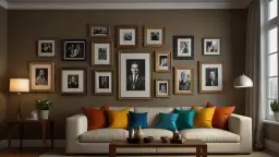 Ramki na zdjęcia na ścianie: Inspiracje i pomysły na dekorację