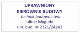 Pieczątka kierownika budowy: Elementy, wzór i zastosowanie