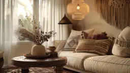 Ozdoby na sufit i meble w salonie: 6 pomysłów na dekorację