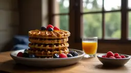 Przepis na gofry z kaszy jaglanej: Zdrowa alternatywa na śniadanie
