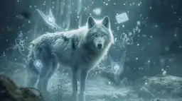 Biały wilk w twoich snach: Jakie tajemnice niesie jego obecność?