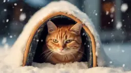 Ocieplana buda dla kota na zimę - doskonałe schronienie dla Twojego pupila