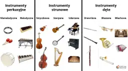 Podział instrumentów muzycznych i rodzaje instrumentów
