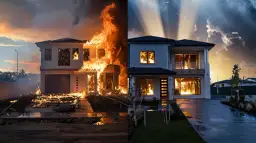 Sen o pożarze domu: Niszczycielska zmiana czy szansa na odnowę?